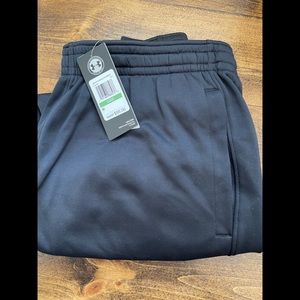 Under Armour sweatpants.